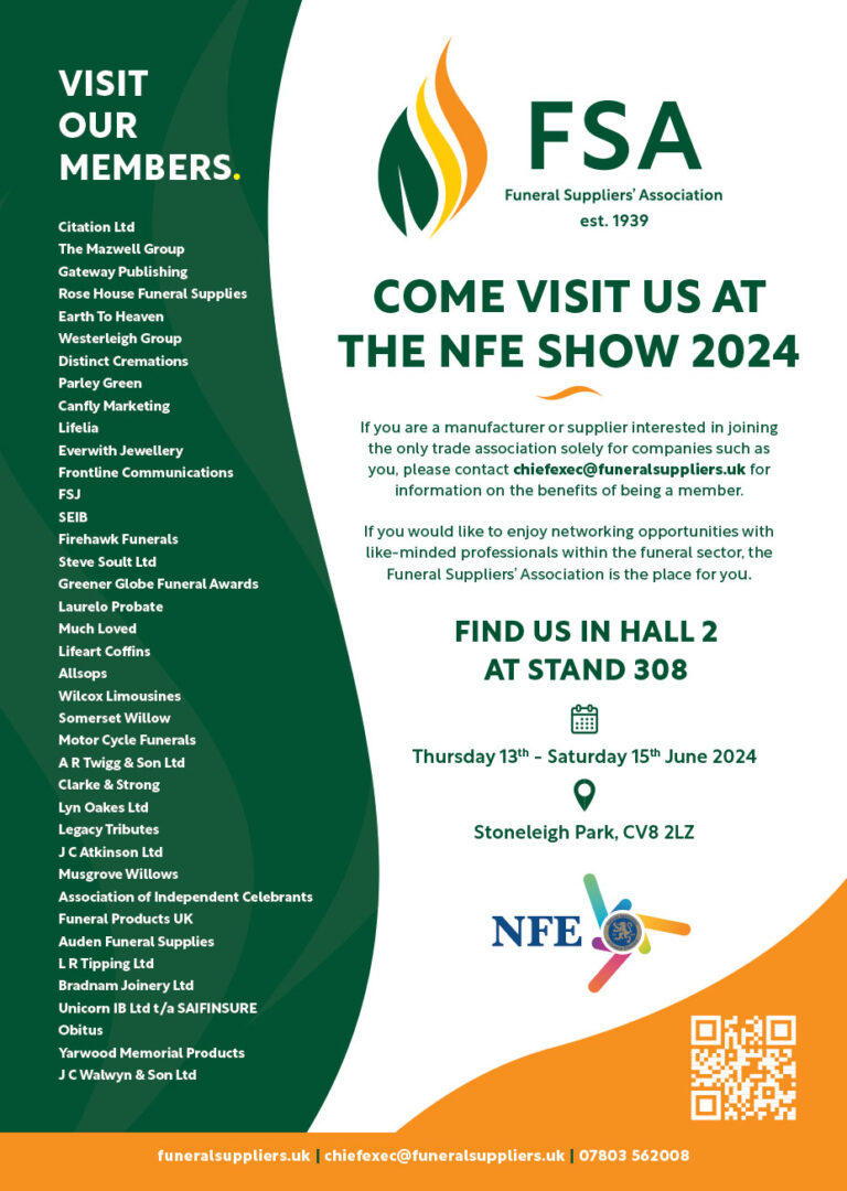 NFE SHOW 2024 - Funeral Suppliers' Association